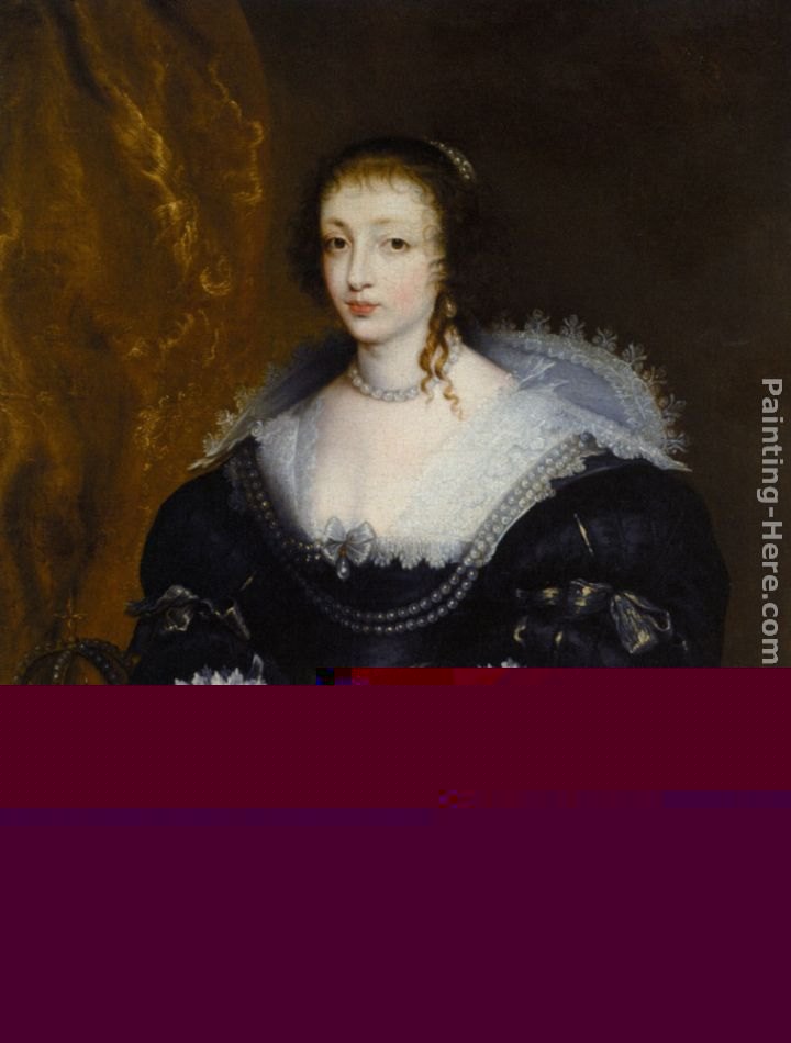 Sir Antony van Dyck Portrait of Queen Henrietta Maria